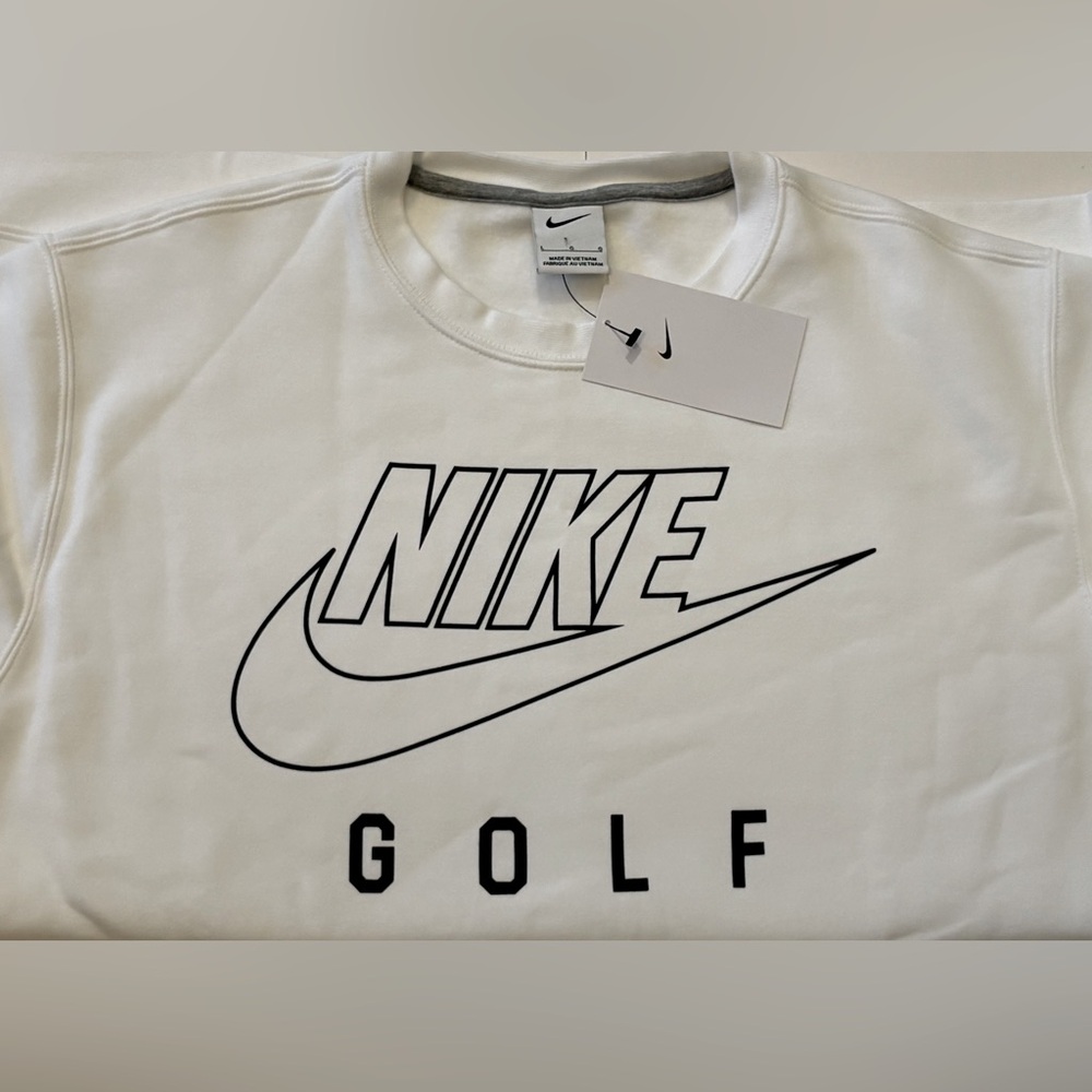 Nike Golf Men’s Fleece Crewneck pullover Sweatshirt - Picture 4 of 11